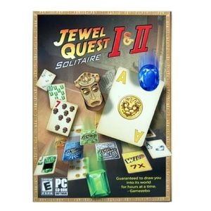 Jewel QUEST SOLITAIRE I & II-PC CD-ROM Software